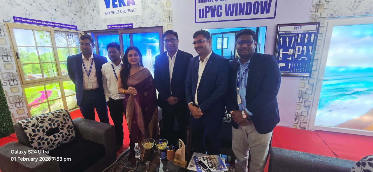 Celebrity Visit to HR Wind Tech VEKA UPVC Windows Facility