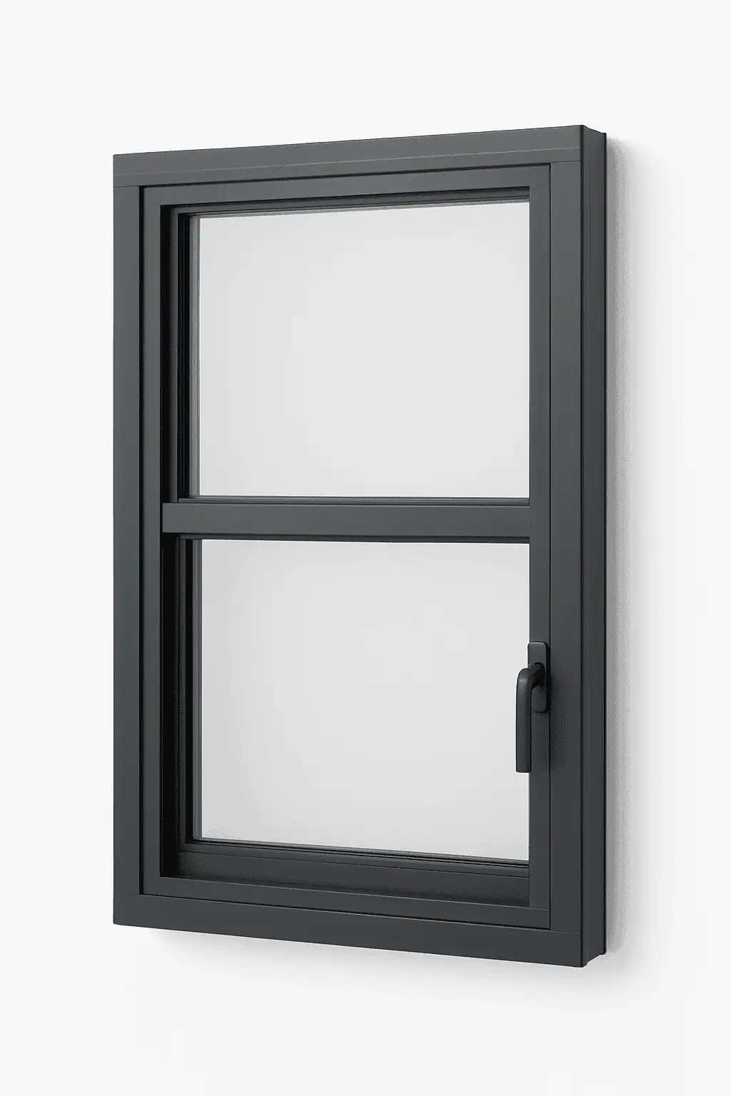 Anthracite Grey UPVC Vertical Slider Window - Contemporary Home