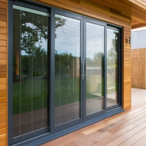 Modern Black UPVC Lift Slide Door Exterior - Stunning Facade