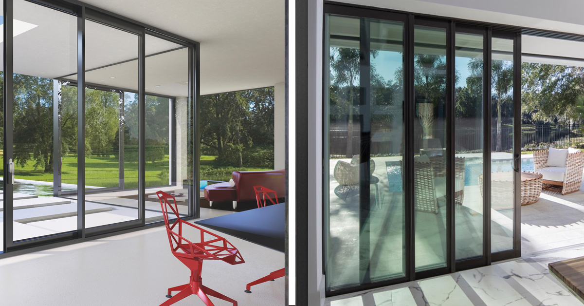 Modern UPVC Lift and Slide Doors - Contemporary House Installation