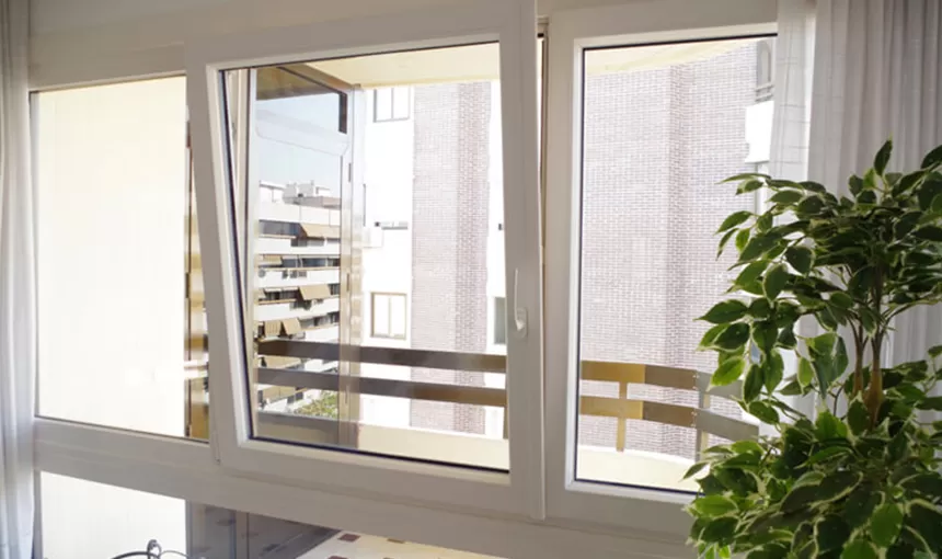 Modern UPVC Tilt and Turn Window - Dual Function Operation