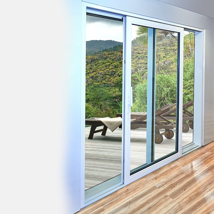 Modern White UPVC Lift and Slide Door - Clean Minimalist Design